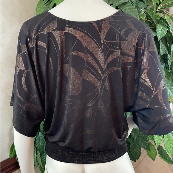WHBM MATTE DUAL NECKLINE JERSEY KIMONO TOP - Picture 7 of 11